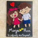 Couple String Art