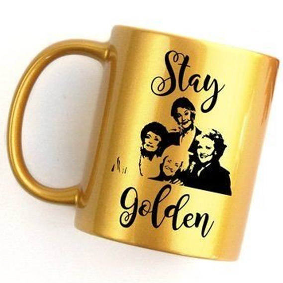 Golden mug