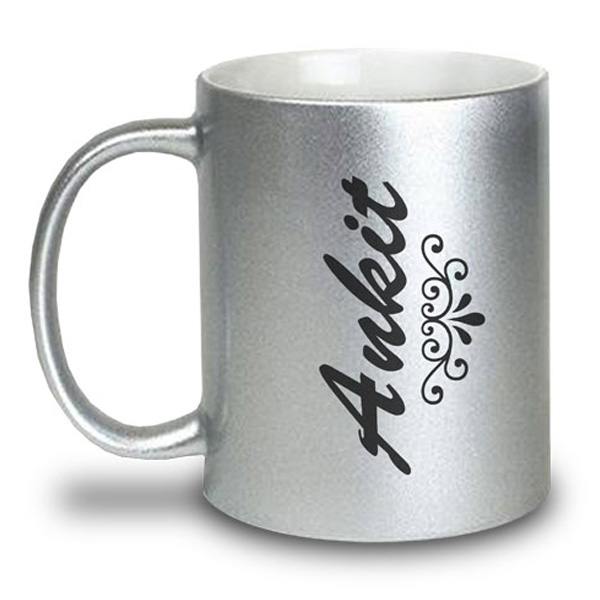silver mug